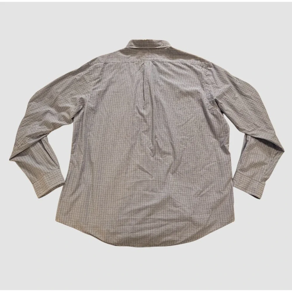 Ralph Lauren Men's 2XL Long Sleeve Button Down Shirt Custom Fit Check Print